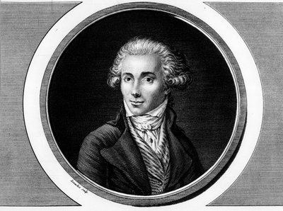 Porträtt av Marguerite Elie Guadet, fransk politiker (1758-1794). Gravyr i "" Komplett samling av historiska målningar från den franska revolutionen, i tre volymer.""" 1804. av Unknown artist