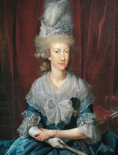 Porträtt av Maria Luisa av Spanien, även känd som Maria Ludovica (målning) av Unknown artist