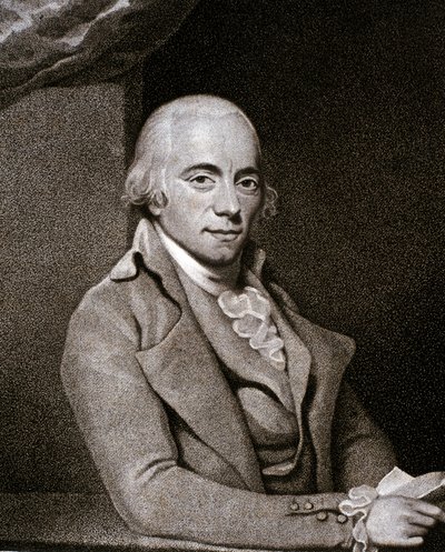 Porträtt av Muzio Clementi (etsning) av Unknown artist