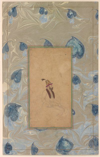 Porträtt av Nadir Shah av Unknown artist