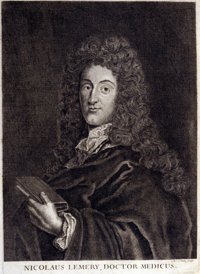 Porträtt av Nicolas Lemery (1645 - 1715), fransk apotekare och kemist. av Unknown artist