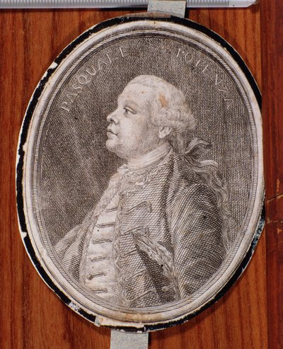 Porträtt av Pasquale Potenza (gravyr av Unknown artist