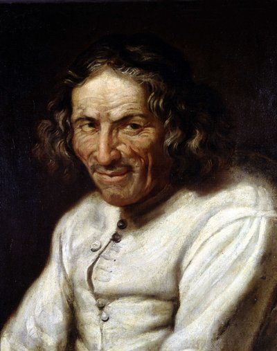 Porträtt av Paul Scarron (1610 - 1660), författare - Olja på duk, Musee de Tessee, Le Mans av Unknown artist