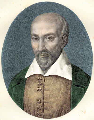 Porträtt av Pierre Charron (1541 - 1603) fransk moralist av Unknown artist