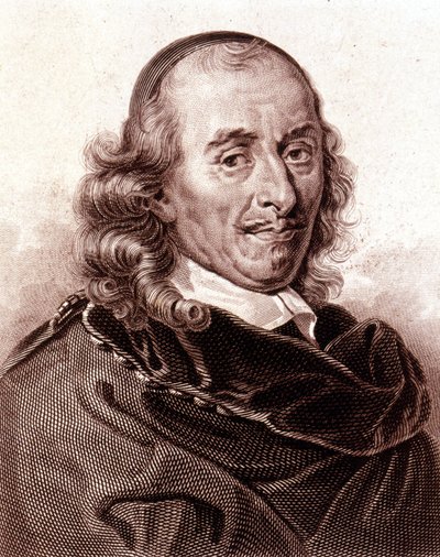 Porträtt av Pierre Corneille (1606 - 1684), fransk dramatisk poet. av Unknown artist