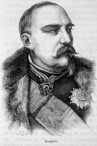 Porträtt av Pierre Francois Joseph Bosquet (1810-1861) är en marechal från Frankrike. av Unknown artist