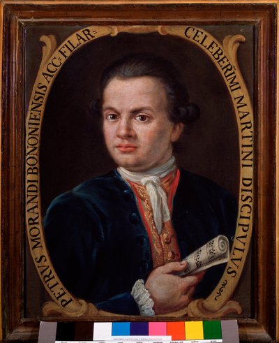 Porträtt av Pietro Morandi, italiensk kompositör (målning av Unknown artist
