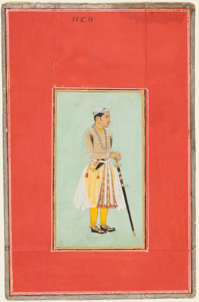 Porträtt av Prince Sur Singh Rathor av Bikaner (1594–1631) av Unknown artist