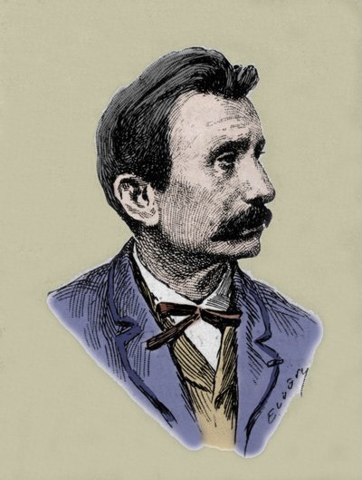 Porträtt av Sacher-Masoch av Unknown artist