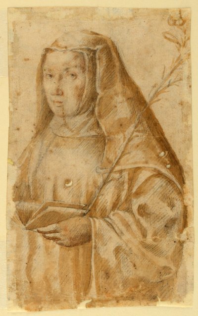 Porträtt av Saint Catherine of Siena av Unknown artist
