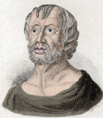 Porträtt av Lucius Annaeus Seneca (4 f.Kr.-65 e.Kr. JC), filosof av den stoiciska skolan, dramatiker och romersk statsman. av Unknown artist
