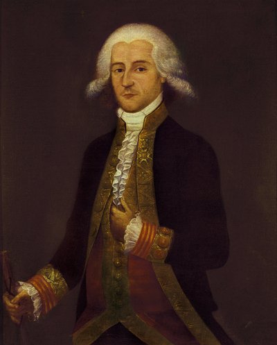 Porträtt av den spanske sjömannen och militären Federico Carlos Gravina (1756-1836), sent 1700-tal - 1800-tal (olja på duk) av Unknown artist