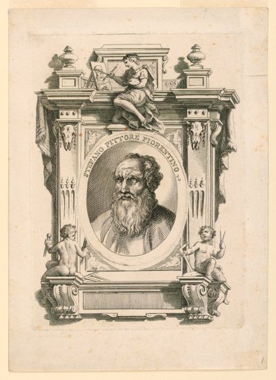 Porträtt av Stefano Fiorentino av Unknown artist