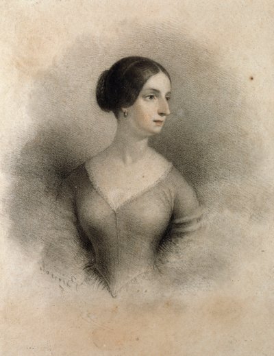Porträtt av Teresa Borri (1799-1861) av Unknown artist