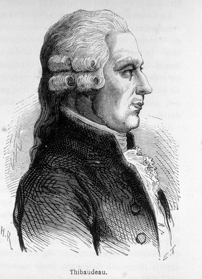 Porträtt av Thibaudeau, fransk politiker (1765-1854). av Unknown artist