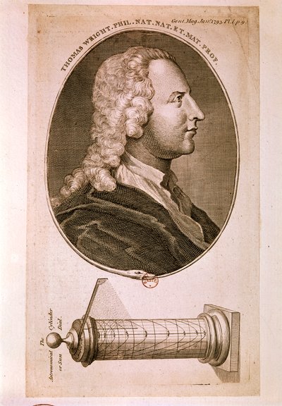 Porträtt av Thomas Wright av Unknown artist