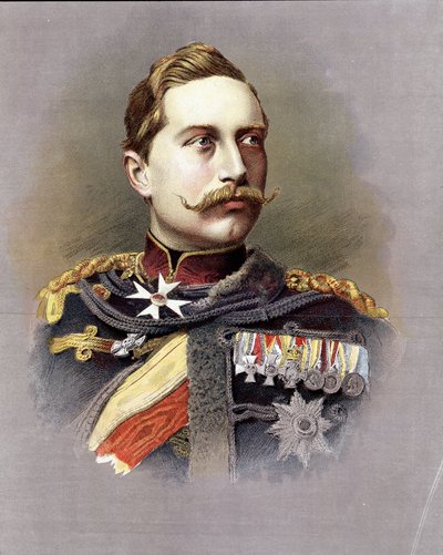 Porträtt av Vilhelm II (1859 - 1941) av Unknown artist