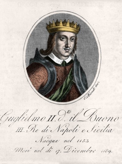 Porträtt av William II den gode (William den gode av Unknown artist