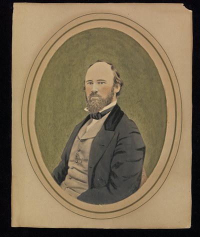 [Porträtt av en sittande man] av Unknown artist