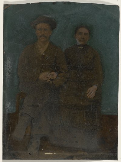 [Porträtt av par] av Unknown artist