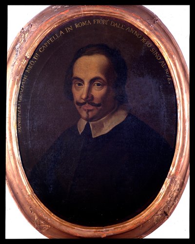 Porträtt av den italienske kompositören Bonifazio Graziani (1604 / 1605-1664) Anonym målning. 1700-talet. Bologna, Civic museum Bibliografiska museet av Unknown artist