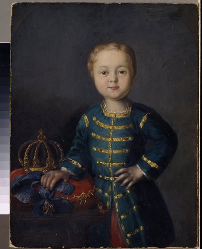Porträtt av tsaren av Ryssland Ivan VI Antonovich av Unknown artist