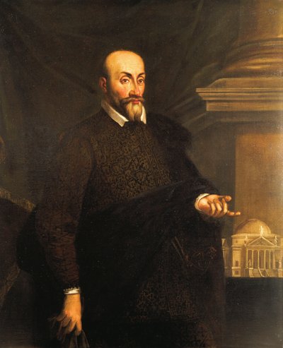 Porträtt av arkitekten Andrea Palladio av Unknown artist