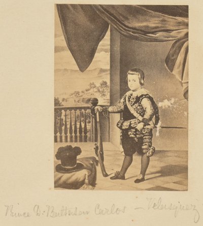 Prins D. Baltasar Carlos - Velasquez av Unknown artist