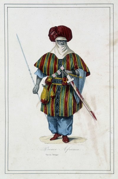 Prince african - i "The different peoples of the earth"" av Fader Paul Jonhanneaud, Librairie des Bons livres av Unknown artist