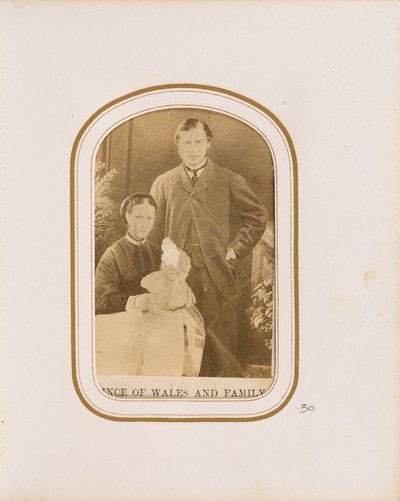 Prinsen av Wales med familj av Unknown artist