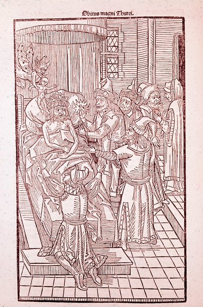 Förmodligen Sultan Mehmed II 1481 (Skärv av Unknown artist