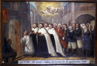 Procession till minne av staden Pont-l