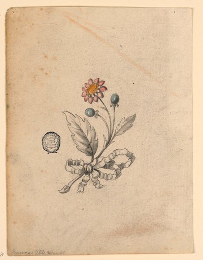 Projekt för en Corsage av Unknown artist