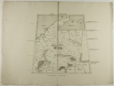 Fjärde Europa Tabula: Ptolemaeus Romae 1490 av Unknown artist