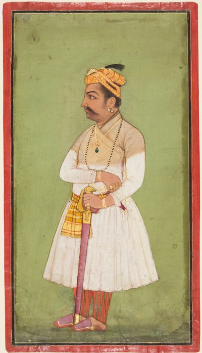 Raja Hari Sen av Mandi (f. 1604-1623-37) av Unknown artist
