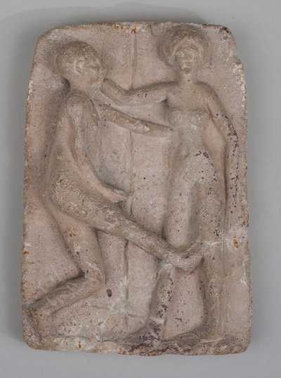 Relief- eller votivplakett av Unknown artist