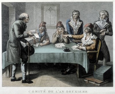 Årets revolutionära kommitté II (1794) av Unknown artist
