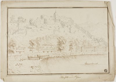 Rhinefelts och Saint Goar av Unknown artist