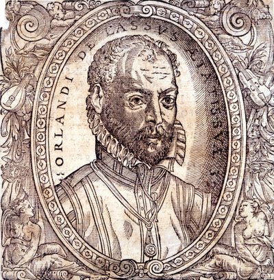 Roland de Lassus. (Orlando di Lasso) 1532-1594 fransk-flamländsk kompositör av Unknown artist