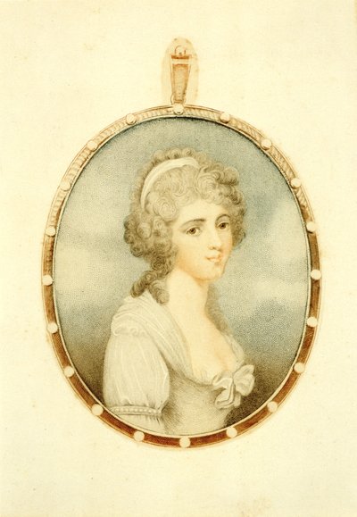 STORACE, Ann (Nancy) (1765-1817) Engelsk sopran av Unknown artist
