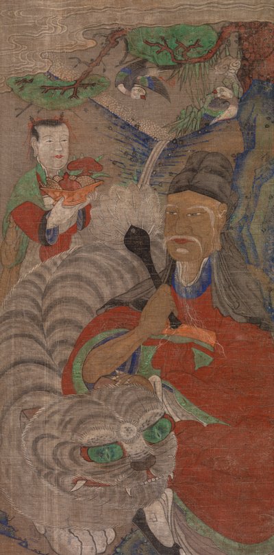 Salvia med Tiger av Unknown artist