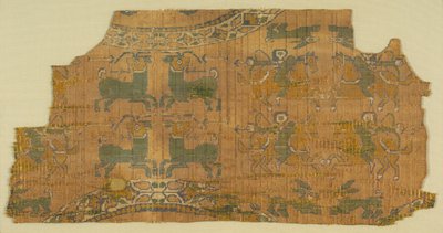 Samitfragment med jägare av Unknown artist