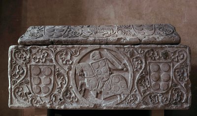 Sarkofag av riddaren av palatsfamiljen (troligen Hugh av palatset) 1292. Toulouse, Jakobinska kyrkan av Unknown artist