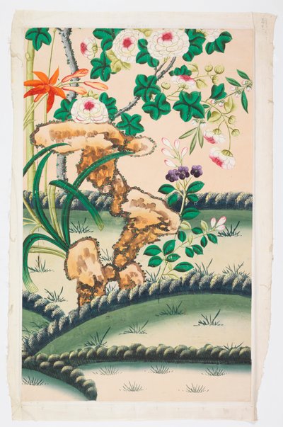 Naturskön kinesisk export av Unknown artist