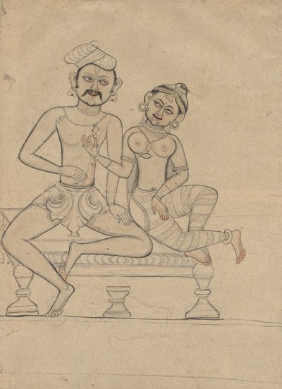 Sittande par av Unknown artist