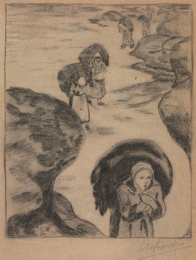 Tångsamlare, Yport av Unknown artist