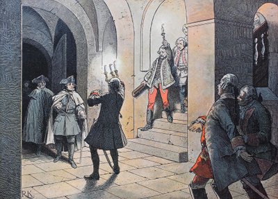 Sjuåriga kriget, mellan 1756 och 1763, kung Fredrik den store av Unknown artist