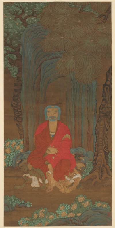 Shakyamuni under Bodhi-trädet av Unknown artist