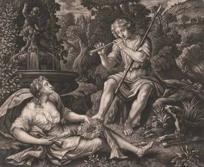 Herde och Herdinna av Unknown artist