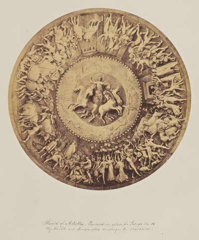 Akilles sköld - Utförd i silver, för George IV. Av Rundle och Bridge, efter en ritning av Stothard. av Unknown artist